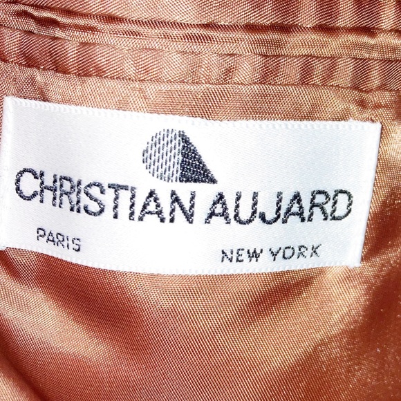 VTG Cashmere Wool Men's blazer CHRISTIAN AUJARD SZ: X-Large (40R in Men) - Picture 5 of 9